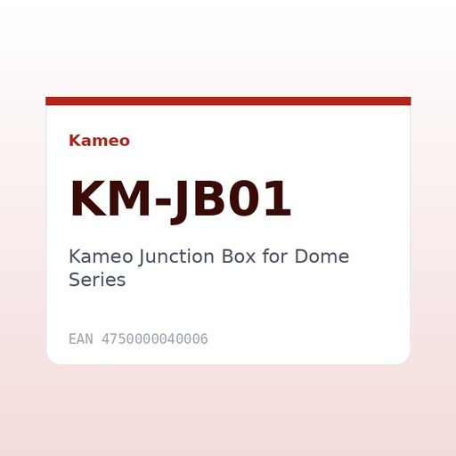 [KM-JB01] Kameo Junction Box for Dome Series